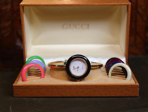 gucci watch women color changing|Gucci watch bezels reddit.